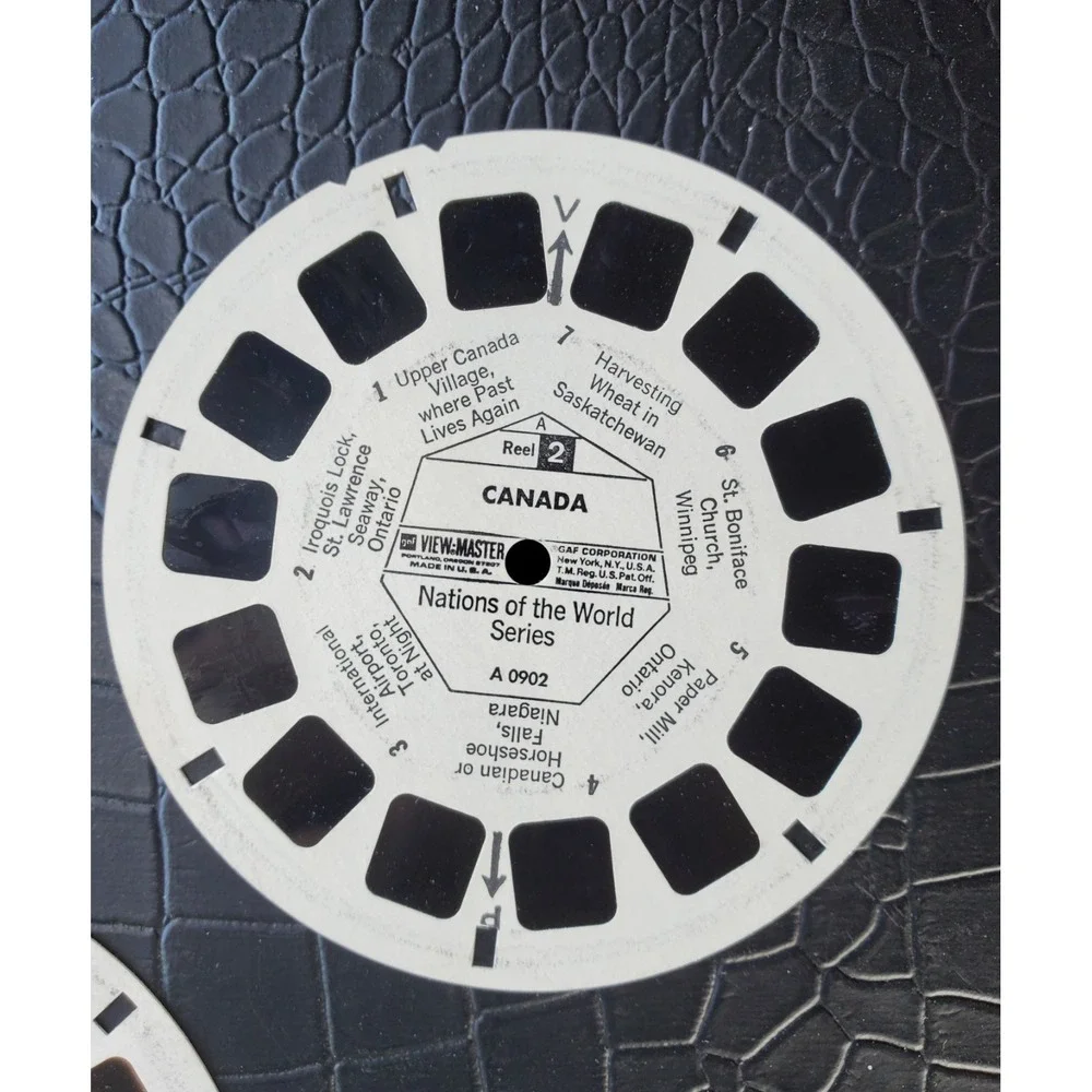 Vintage • View Master 3-D Tour- Canada - 3‎ Reels/21 Pictures